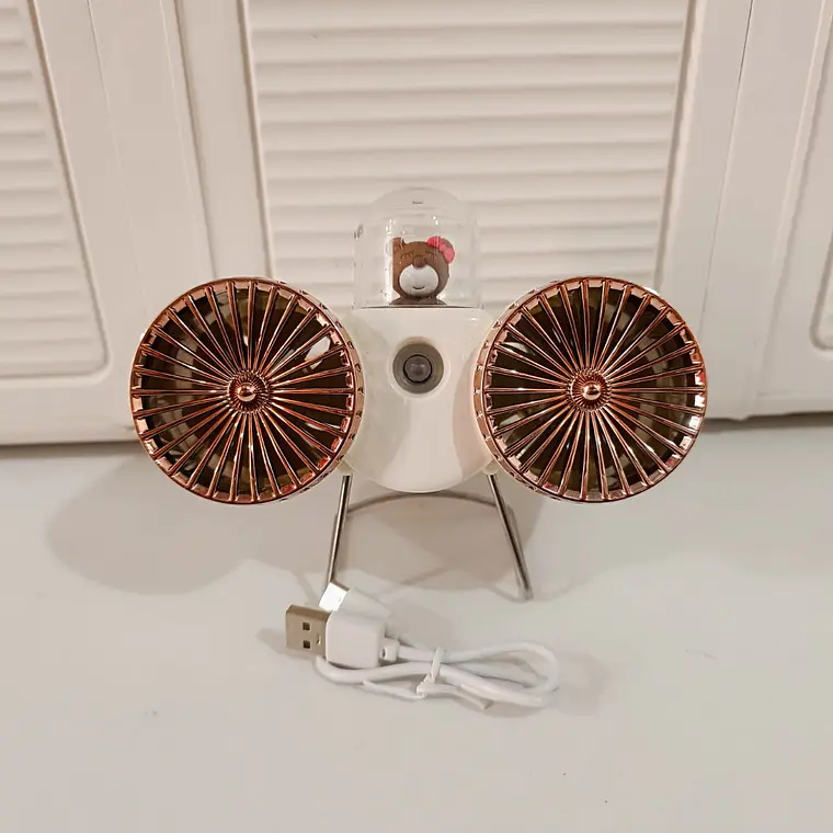 VENTILADOR- HUMIFICADOR PORTATIL  OSITO MOD# DM-33A 3