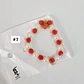 PULSERAS DE ORO LAMINADO DISEÑO FRESA Y CEREZA 🍒 🍓 - Miniatura 10