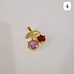 DIJES DE ORO LAMINADO DISEÑO FRESAS Y CERRZAS🍒🍓 - Miniatura 7
