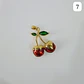 DIJES DE ORO LAMINADO DISEÑO FRESAS Y CERRZAS🍒🍓 - Miniatura 10