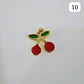 DIJES DE ORO LAMINADO DISEÑO FRESAS Y CERRZAS🍒🍓 - Miniatura 15