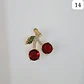 DIJES DE ORO LAMINADO DISEÑO FRESAS Y CERRZAS🍒🍓 - Miniatura 17