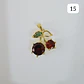 DIJES DE ORO LAMINADO DISEÑO FRESAS Y CERRZAS🍒🍓 - Miniatura 18