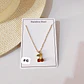CADENITA CON DIJE DE ORO LAMINADO DISEÑO FRESA/🍒 - Miniatura 6