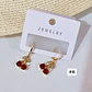 ARETES DE ORO LAMINADO 🍒 DISEÑOS AL AZAR - Miniatura 5