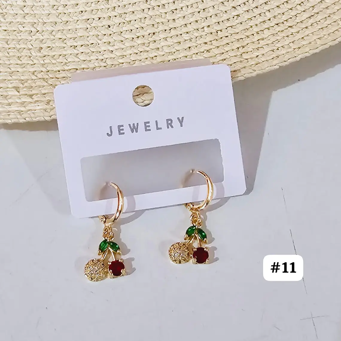 ARETES DE ORO LAMINADO 🍒 DISEÑOS AL AZAR 4