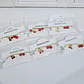 PULSERA DE ORO LAMINADO DISEÑO FRESA Y CEREZA 🍒🍓 - Miniatura 2