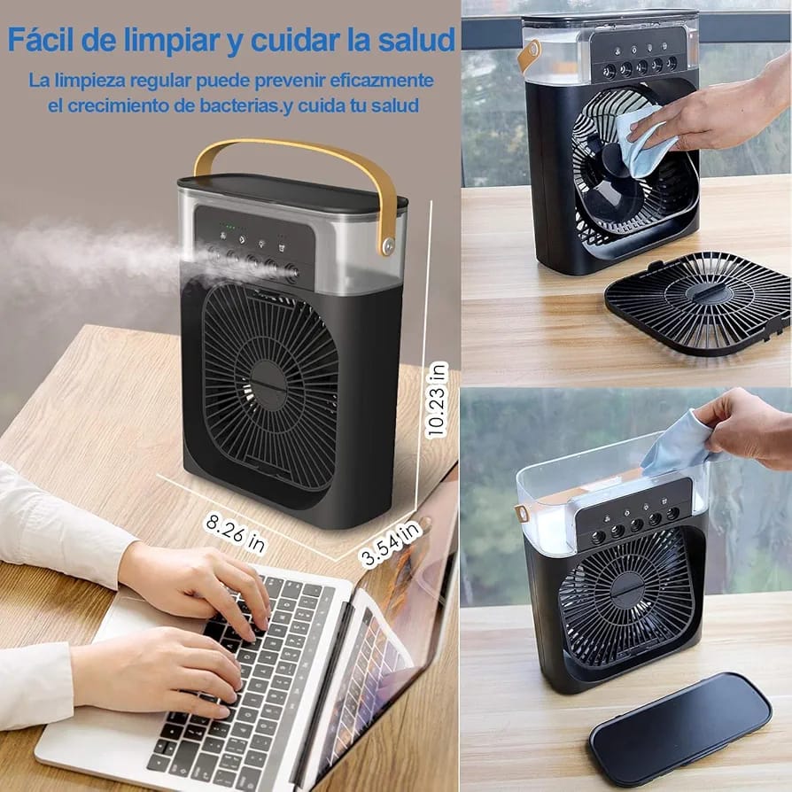 VENTILADOR PORTÁTIL REFRIGERADO POR AGUA MOD# VL001
