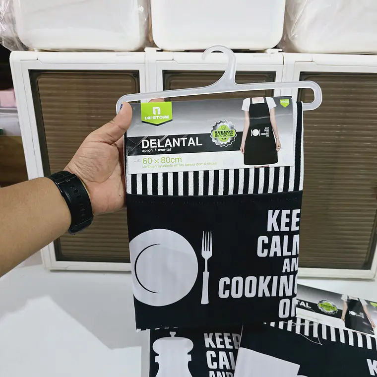 DELANTAL DISEÑO RAYAS MOD#21442 5