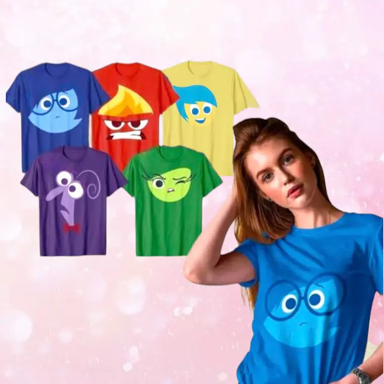 PLAYERA PARA DAMA DISEÑO INTENSAMENTE 2