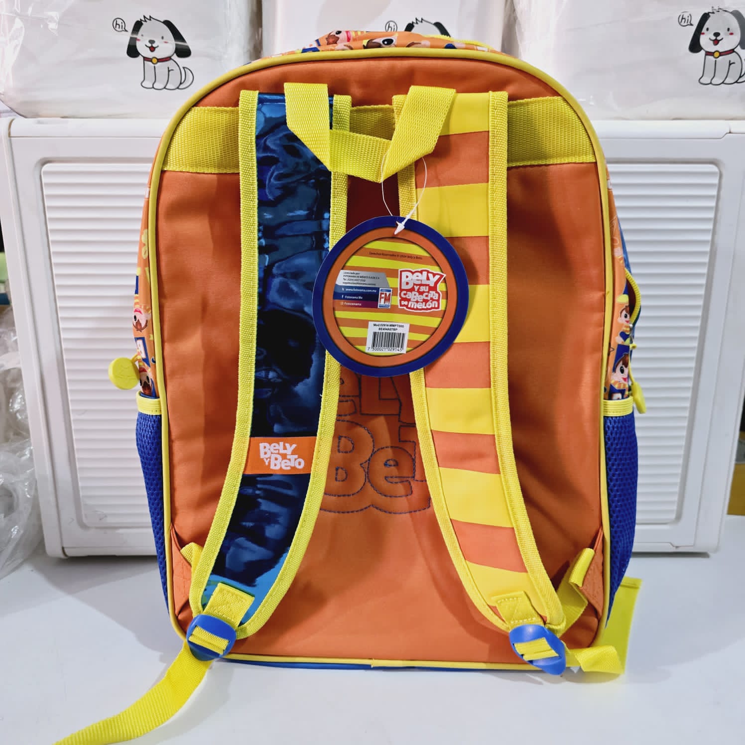 MOCHILA ORIGINAL/PRIMARIA DISEÑO BELY Y BETO MOD# A07BP