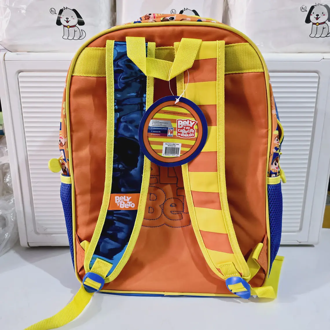 MOCHILA ORIGINAL/PRIMARIA DISEÑO BELY Y BETO MOD# A07BP 2