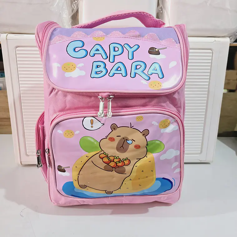 MOCHILA PARA PRIMARIA DISEÑO CAPYBARA MOD# 108 7