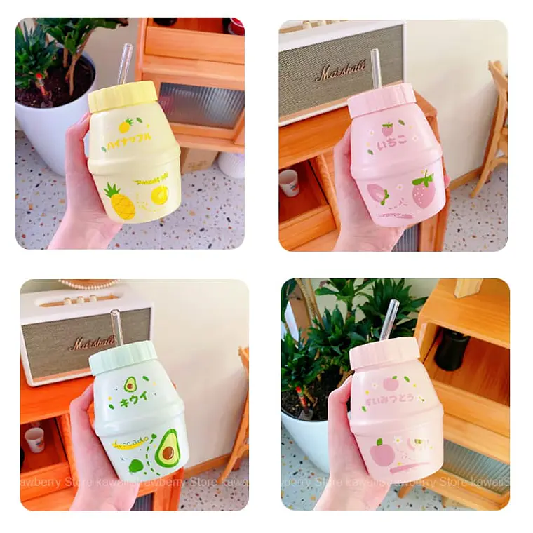 🍍🍓BARRILITO CON TAPA DISEÑO FRUTAS MOD# T2B-17🍓🍍 1