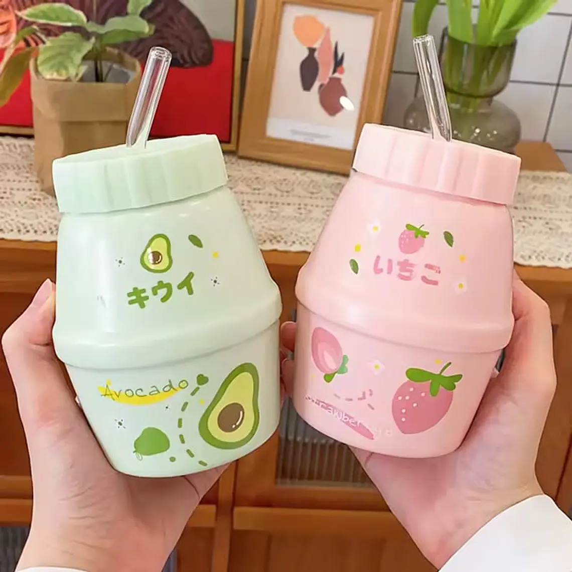 🍍🍓BARRILITO CON TAPA DISEÑO FRUTAS MOD# T2B-17🍓🍍 3
