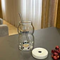 VASO DE VIDRIO CON TAPA DISEÑO VAQUITA DE 300ML MOD# T26-16 - Miniatura 3