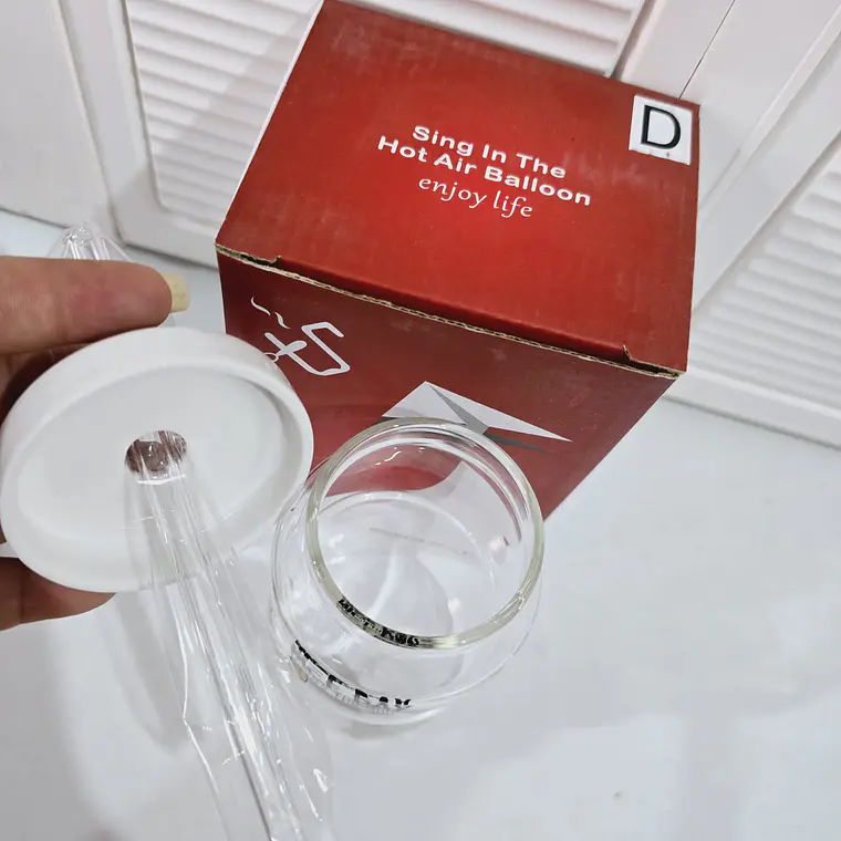 VASO DE VIDRIO CON TAPA DISEÑO VAQUITA DE 300ML MOD# T26-16 9