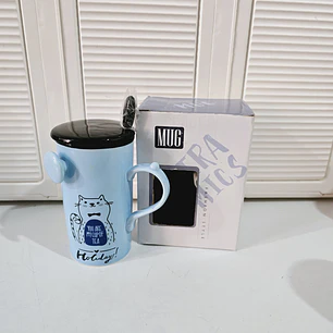 TAZA DE CERAMICA DISEÑO ANIMALITOS DE 350ML MOD# JX-T2030
