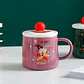 🤡TAZA DE CERAMICA CON TAPA DISEÑO PAYASO DE 400ML MOD# JX-T2002🤡 - Miniatura 3
