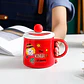 🤡TAZA DE CERAMICA CON TAPA DISEÑO PAYASO DE 400ML MOD# JX-T2002🤡 - Miniatura 5