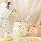 TAZA DE CERAMICA 400ML CON TAPA/DISEÑO PATITO  MOD# TZB-07 - Miniatura 7