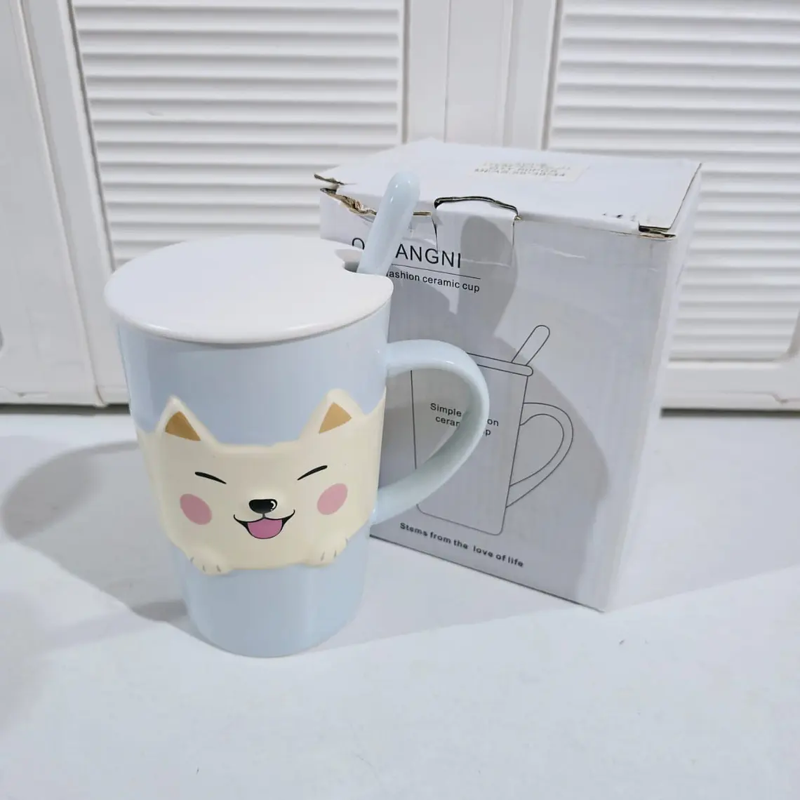 TAZA DE CERAMICA DISEÑO GATITO DE 350ML MOD# TZ-01 8