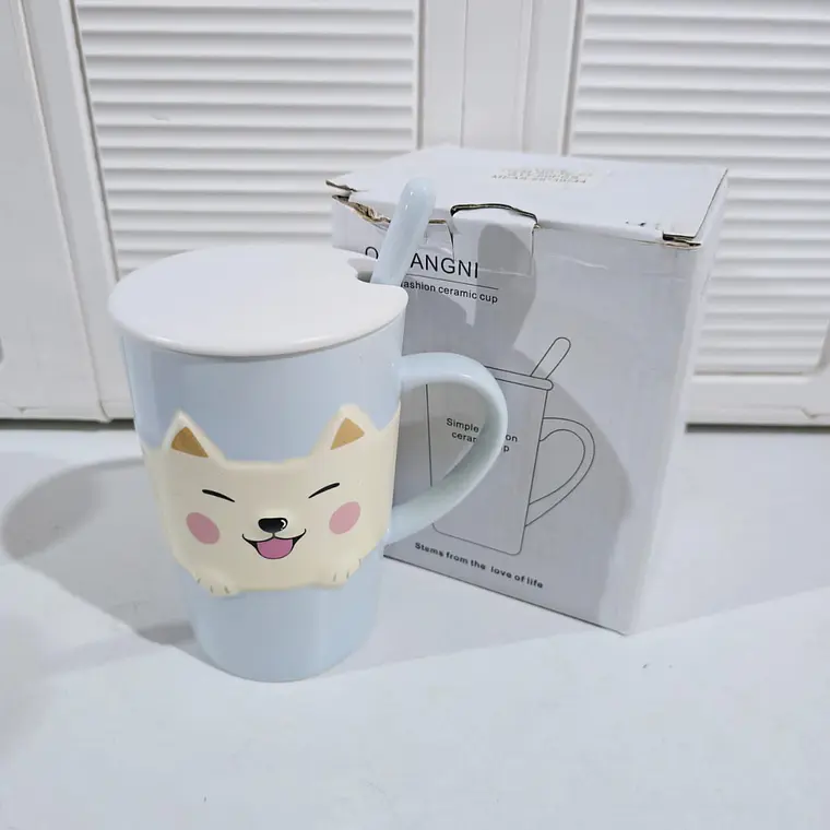 TAZA DE CERAMICA DISEÑO GATITO DE 350ML MOD# TZ-01 8