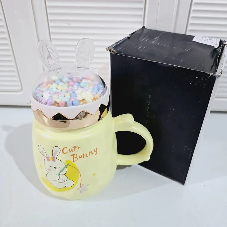 🐇TAZA DE CERAMICA CUTE BUNNY DE 400ML TZ-06 6