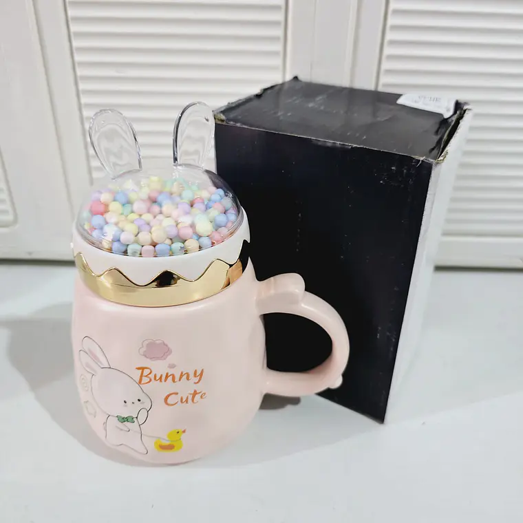 🐇TAZA DE CERAMICA CUTE BUNNY DE 400ML TZ-06 8