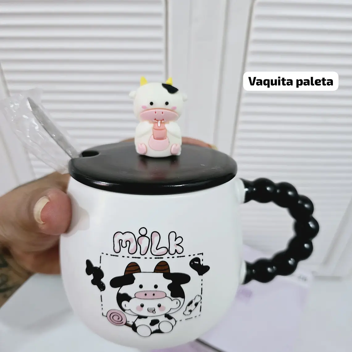 🐄TAZA DE CERAMICA DISEÑO VAQUITA DE 300ML MOD# TZ-28🐄 10