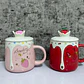 TAZA DE CERAMICA DISEÑO FRESAS 400ML MOD# TZ-16🍓 - Miniatura 1