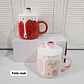 TAZA DE CERAMICA DISEÑO FRESAS 400ML MOD# TZ-16🍓 - Miniatura 5