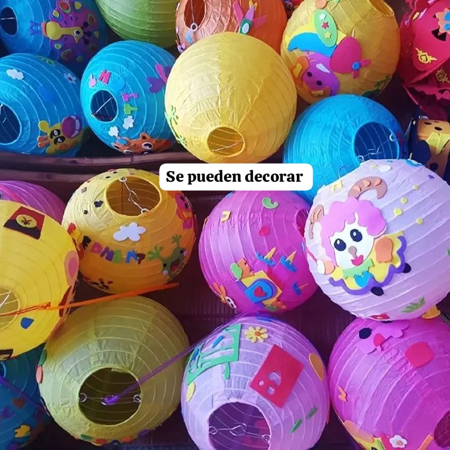 PAQ DE 10 LÁMPARAS/DE PAPEL CHINA PARA DECORACIÓN MOD# GR-90616