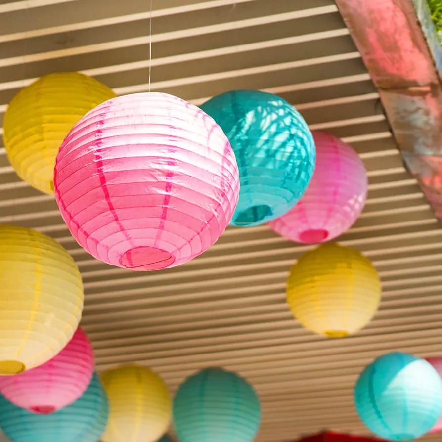 PAQ DE 10 LÁMPARAS/DE PAPEL CHINA PARA DECORACIÓN MOD# GR-90616