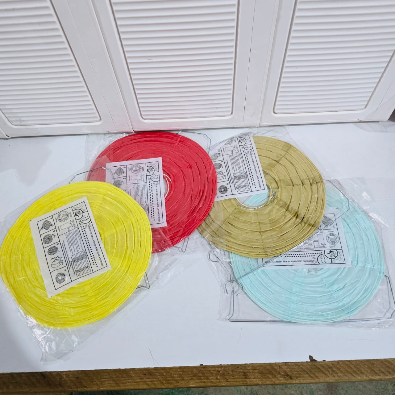 PAQ DE 10 LÁMPARAS/DE PAPEL CHINA PARA DECORACIÓN MOD# GR-90616