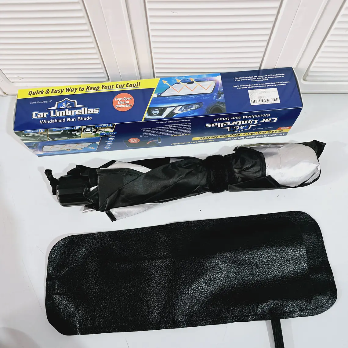SOMBRILLA PARASOL PARA PARABRISAS DE COCHE MOD# 2768🚗 4