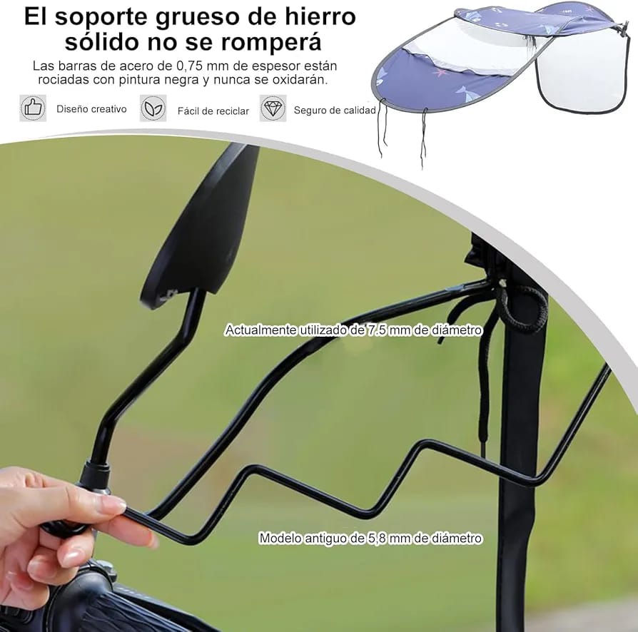 ☀️🌧️ TOLDO IMPERMEABLE PARA MOTO NUEVOS ESTAMPADOS 🛵 MOD# CWX-5261 REINGRESO