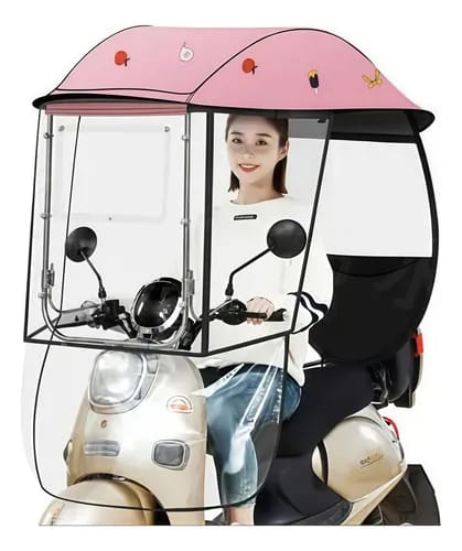☀️🌧️ TOLDO IMPERMEABLE PARA MOTO NUEVOS ESTAMPADOS 🛵 MOD# CWX-5261 REINGRESO
