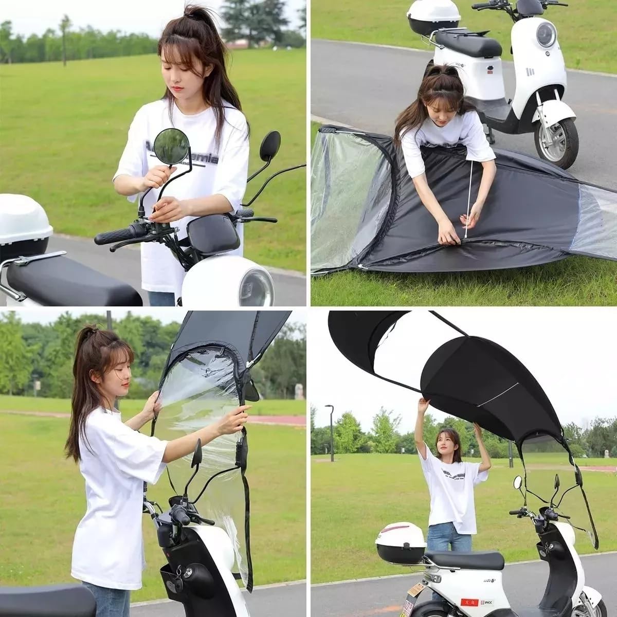 ☀️🌧️ TOLDO IMPERMEABLE PARA MOTO NUEVOS ESTAMPADOS 🛵 MOD# CWX-5261 REINGRESO