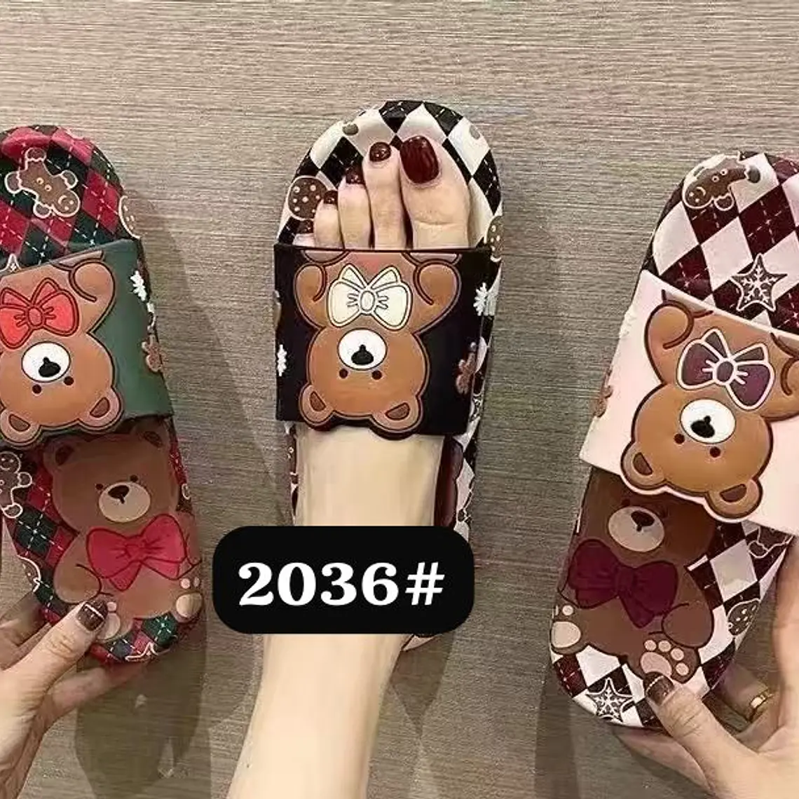 SANDALIAS DISEÑO OSITO MOD# 2036 🐻‍❄️🐻 1