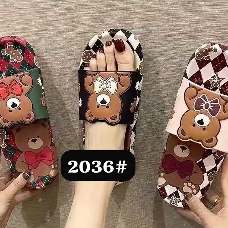 SANDALIAS DISEÑO OSITO MOD# 2036 🐻‍❄️🐻 1