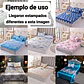 SÁBANA DE CAMA + 2 FUNDAS PARA ALMOHADA MODELO # JK-8502 - Miniatura 1