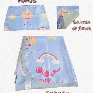 SÁBANA DE CAMA + 2 FUNDAS PARA ALMOHADA MODELO # JK-8502