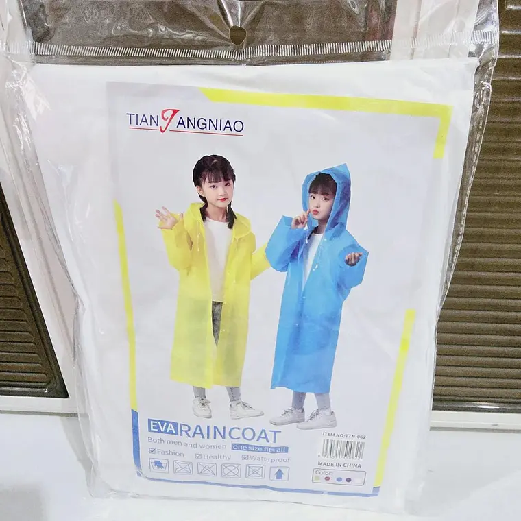  IMPERMEABLE INFANTIL EVA HGQ MODELO #TTN-062 (talla de 7 a 13 años) 4