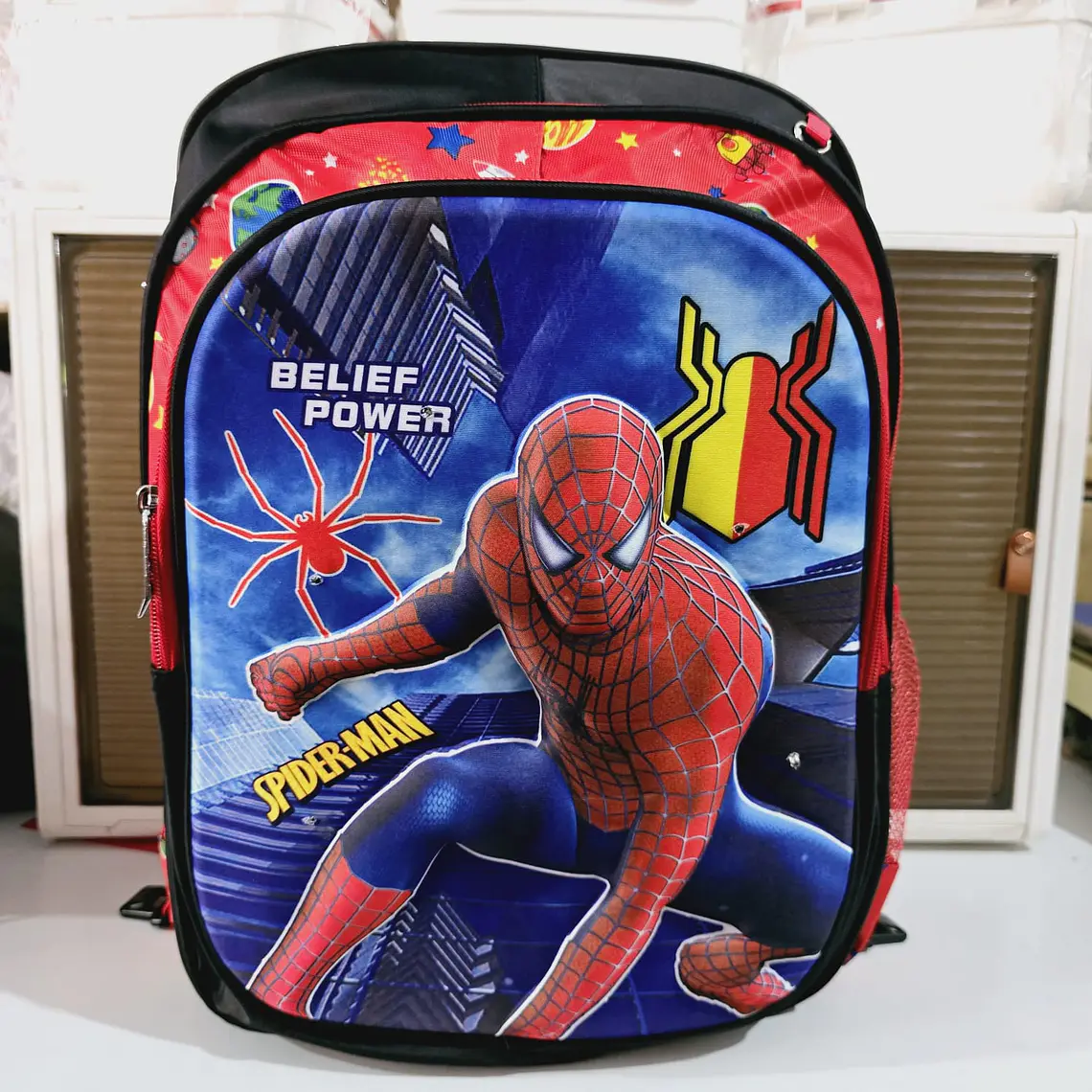 COMBO DE 3 PZ /CON LUZ LED MOCHILA PRIMARIA ADAPTABLE AL CARRITO MOD# 4-6XX 15