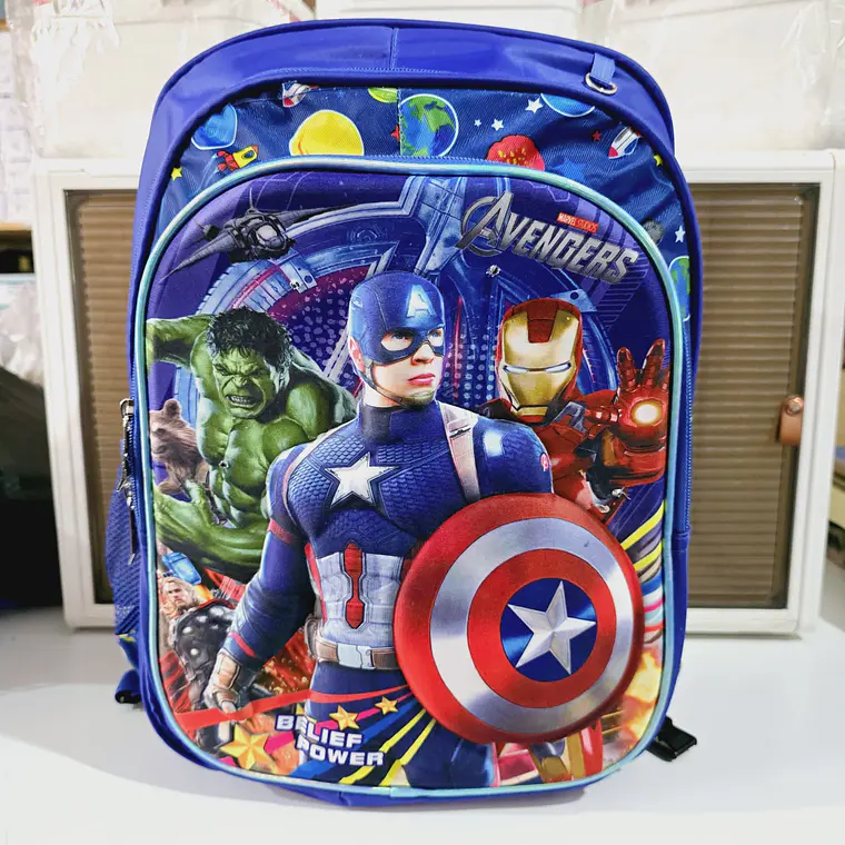 COMBO DE 3 PZ /CON LUZ LED MOCHILA PRIMARIA ADAPTABLE AL CARRITO MOD# 4-6XX 21