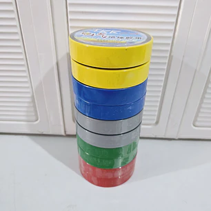 PAQ DE 10 CINTAS AISLANTE ELÉCTRICA/COLORES MOD# QB