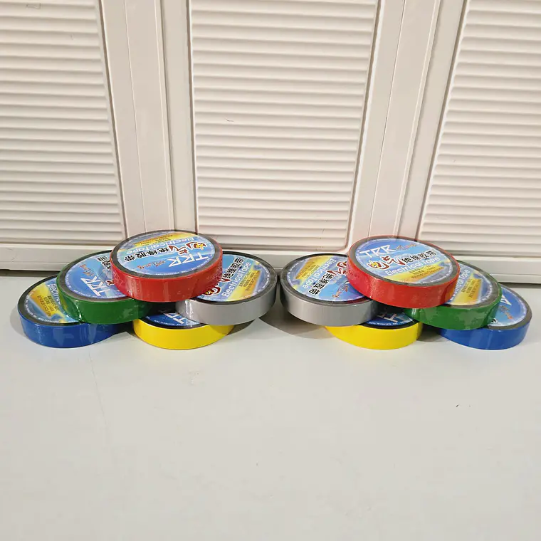 PAQ DE 10 CINTAS AISLANTE ELÉCTRICA/COLORES MOD# QB 3