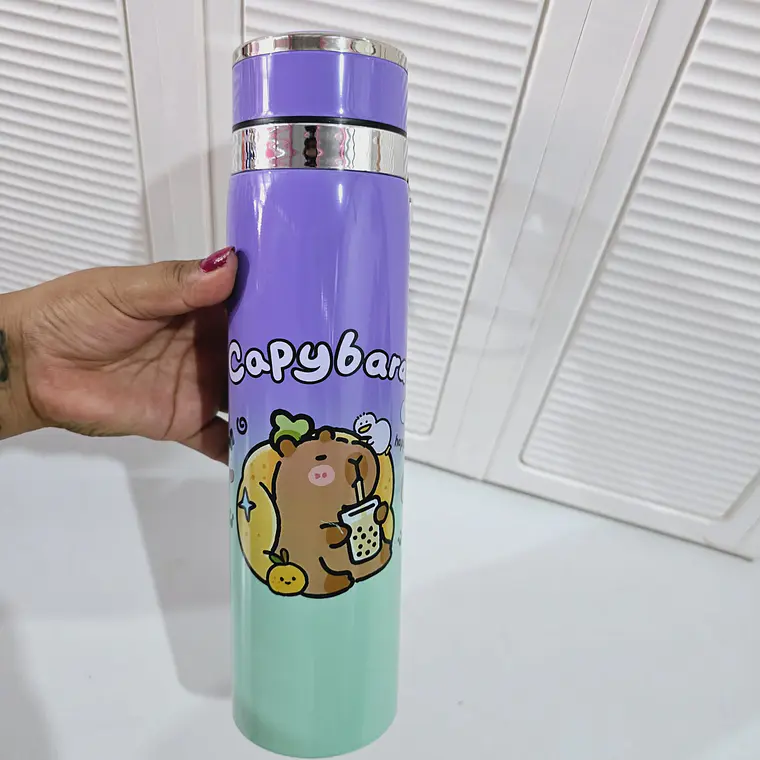 TERMO DISEÑO CAPYBARA DE 750ML MOD# ZH-1015 7
