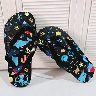 SANDALIAS PARA NIÑOS DISEÑO PULPOS MOD# G-1653🦑🐟